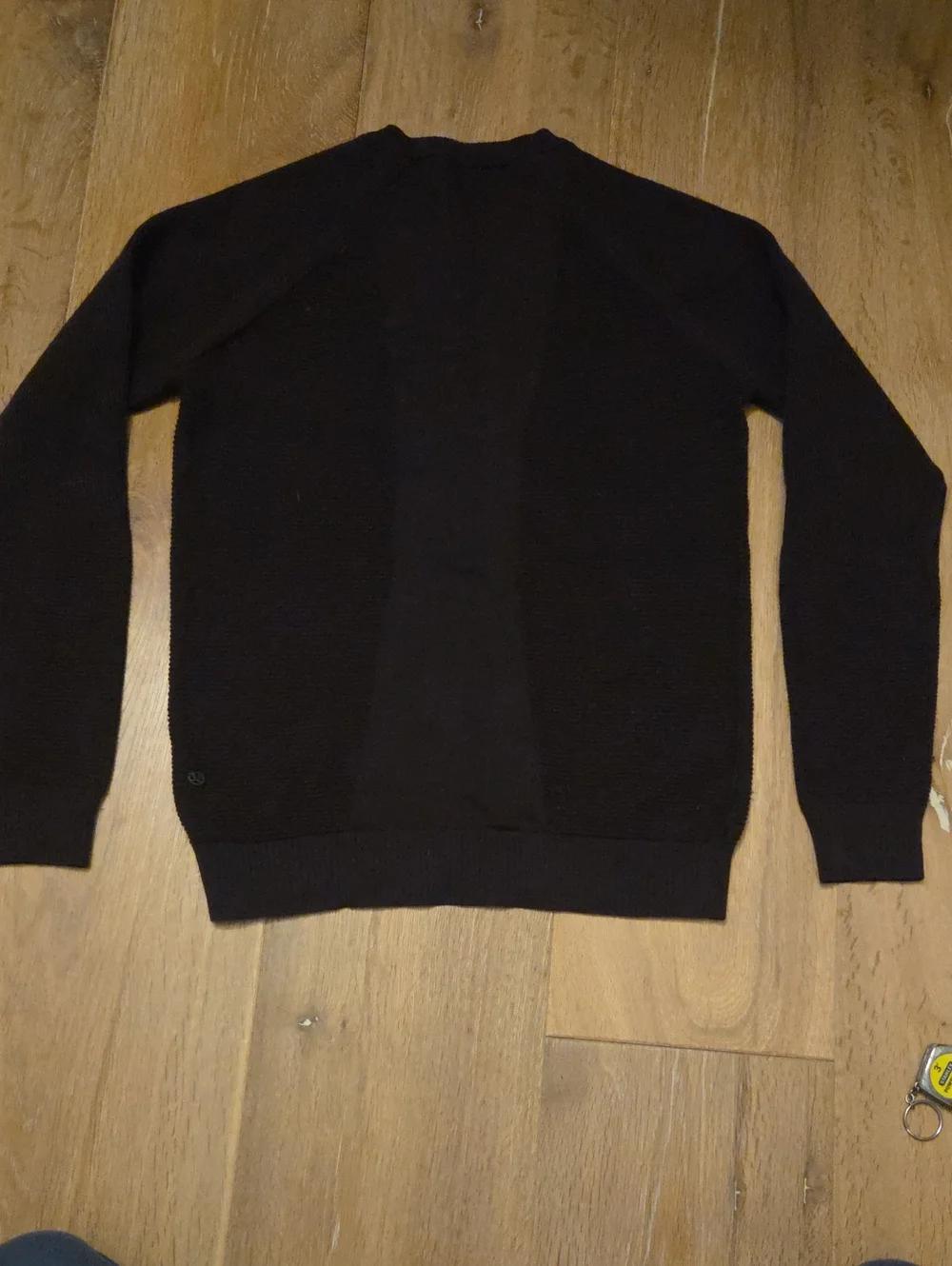 Lululemon Black Cherry Simply Wool Sweater 4? FLAW